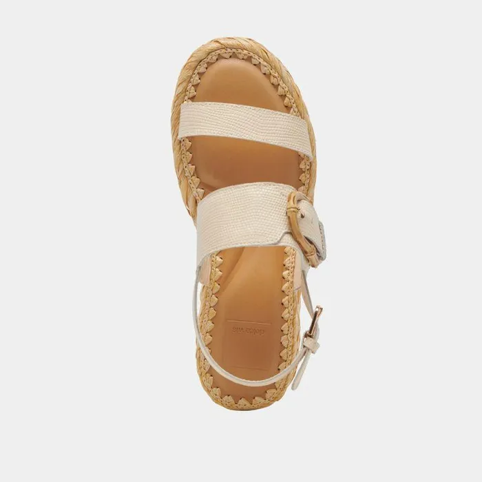 Sandals Shop Dolce Vita Chera Sandals Bone Embossed Leather Bone Embossed Leather