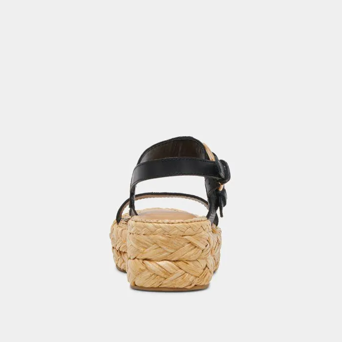 Sandals Shop Dolce Vita Chera Sandals Onyx Embossed Leather Onyx Embossed Leather