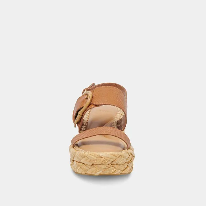 Sandals Shop Dolce Vita Chera Sandals Tan Embossed Leather Tan Embossed Leather