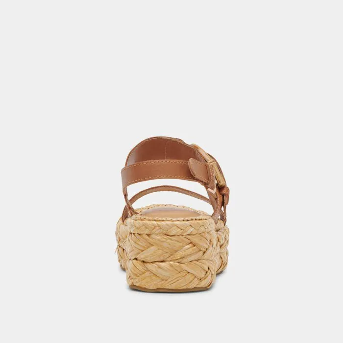 Sandals Shop Dolce Vita Chera Sandals Tan Embossed Leather Tan Embossed Leather