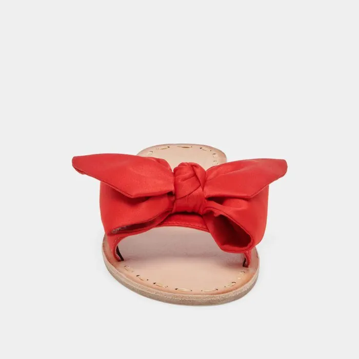 Sandals Shop Dolce Vita Darsey Sandals Red Satin Red Satin