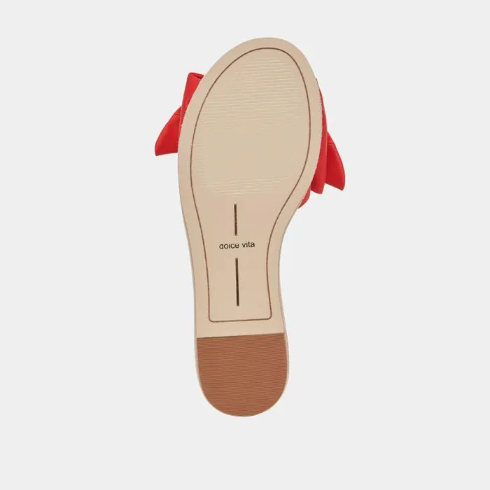 Sandals Shop Dolce Vita Darsey Sandals Red Satin Red Satin