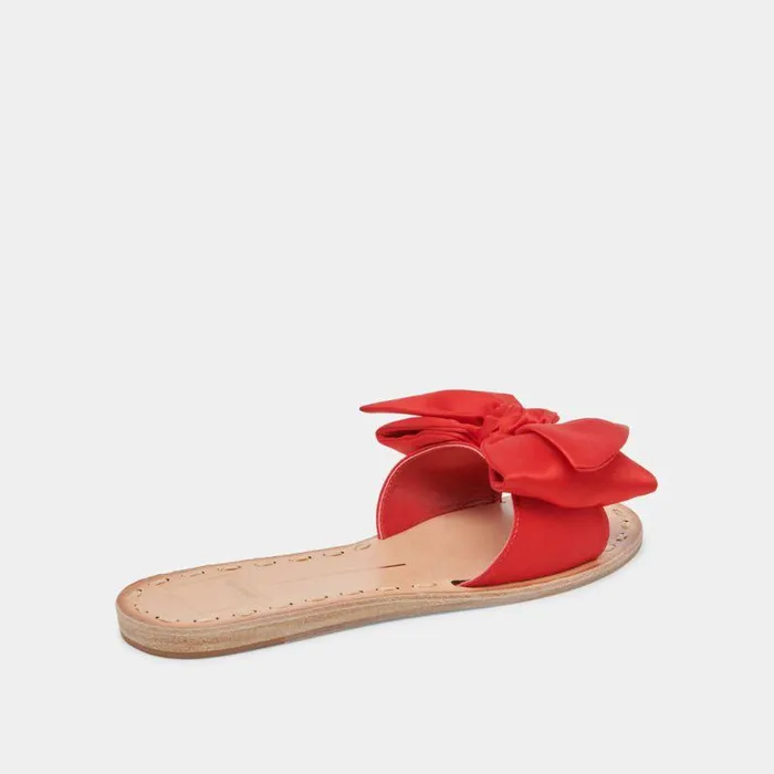Sandals Shop Dolce Vita Darsey Sandals Red Satin Red Satin