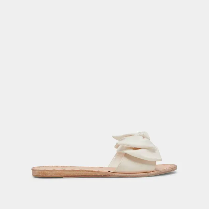 Sandals Shop Dolce Vita Darsey Sandals White Satin White Satin