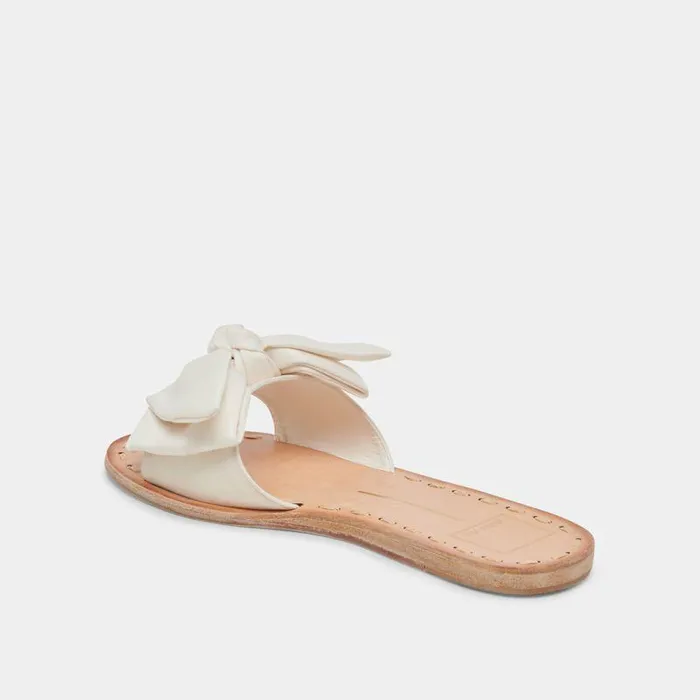 Sandals Shop Dolce Vita Darsey Sandals White Satin White Satin