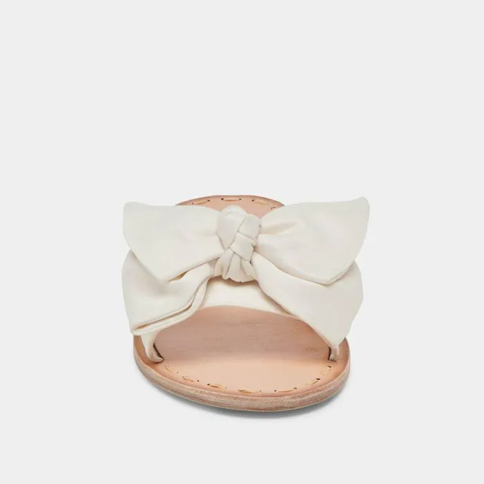 Sandals Shop Dolce Vita Darsey Sandals White Satin White Satin