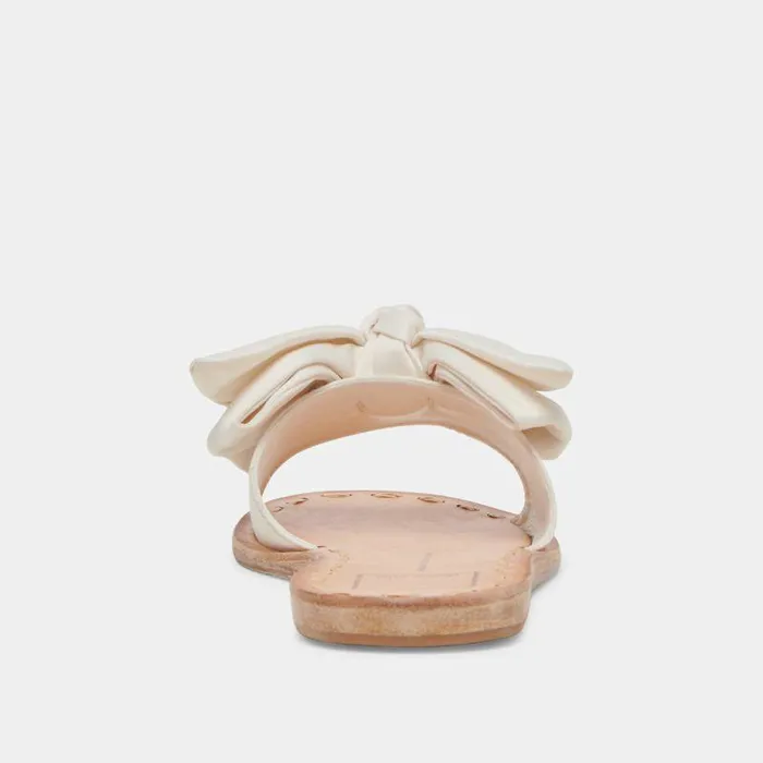 Sandals Shop Dolce Vita Darsey Sandals White Satin White Satin