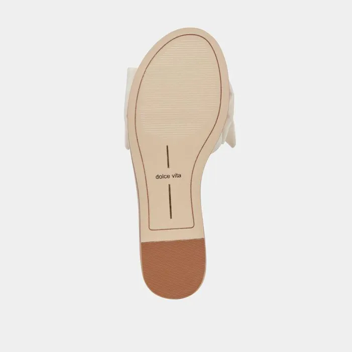 Sandals Shop Dolce Vita Darsey Sandals White Satin White Satin
