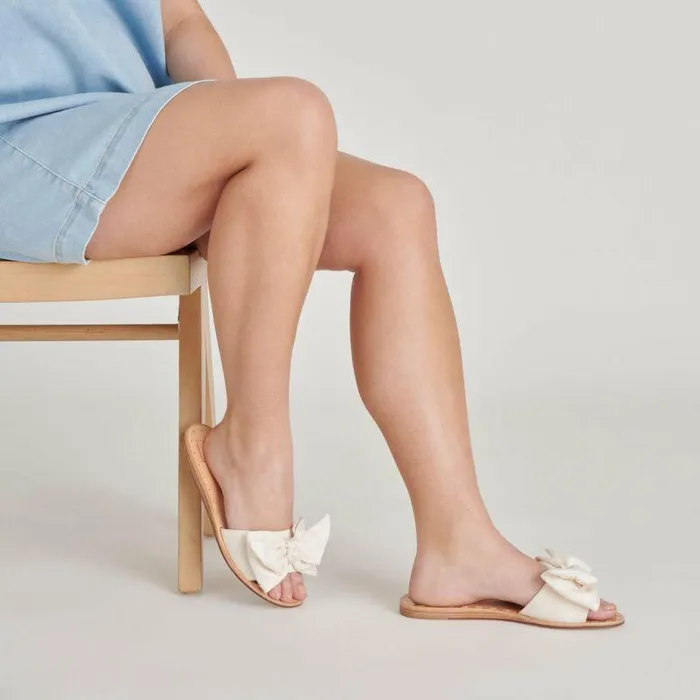 Sandals Shop Dolce Vita Darsey Sandals White Satin White Satin