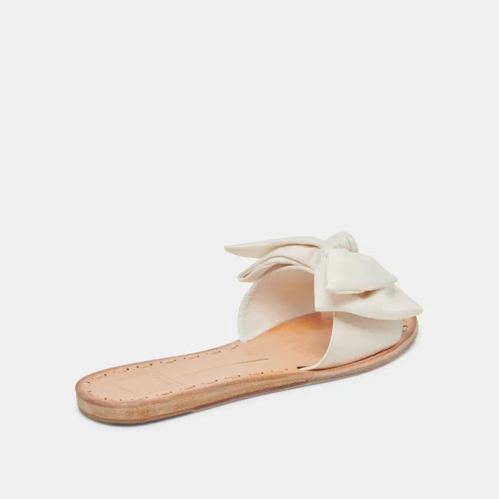 Sandals Shop Dolce Vita Darsey Sandals White Satin White Satin