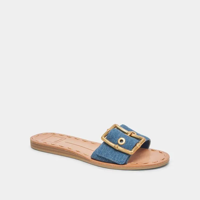 Sandals Shop Dolce Vita Dasa Sandals Blue Denim Blue Denim