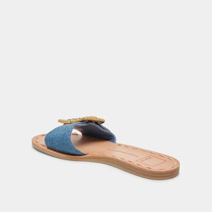 Sandals Shop Dolce Vita Dasa Sandals Blue Denim Blue Denim