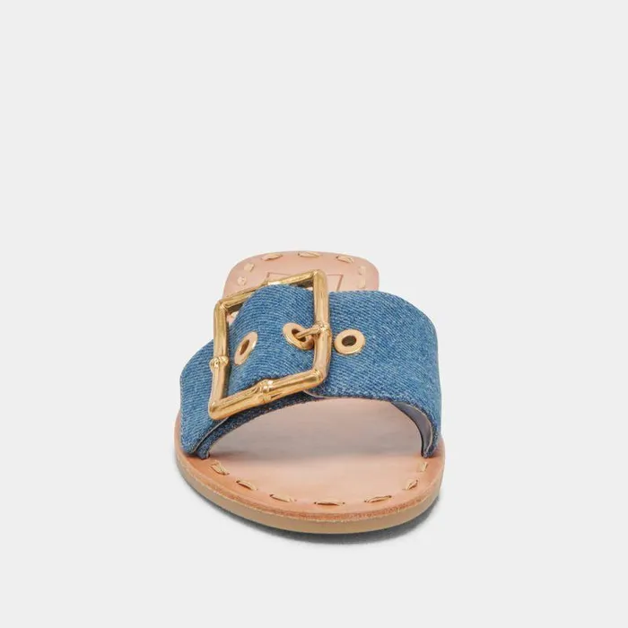 Sandals Shop Dolce Vita Dasa Sandals Blue Denim Blue Denim