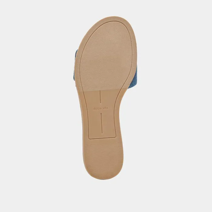 Sandals Shop Dolce Vita Dasa Sandals Blue Denim Blue Denim