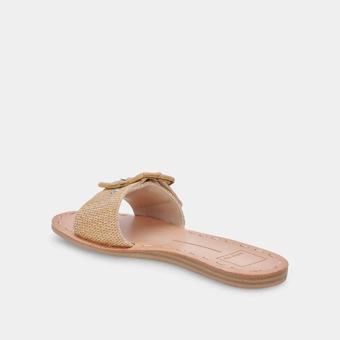Sandals Shop Dolce Vita Dasa Sandals Warm Natural Raffia Warm Natural Raffia