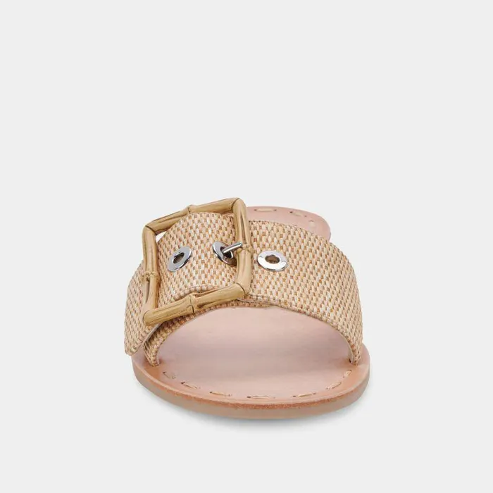 Sandals Shop Dolce Vita Dasa Sandals Warm Natural Raffia Warm Natural Raffia