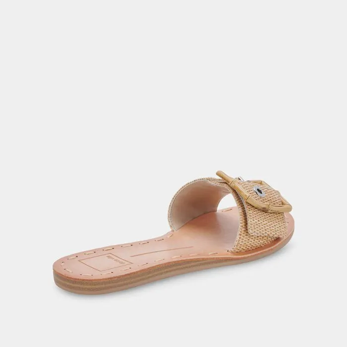 Sandals Shop Dolce Vita Dasa Sandals Warm Natural Raffia Warm Natural Raffia