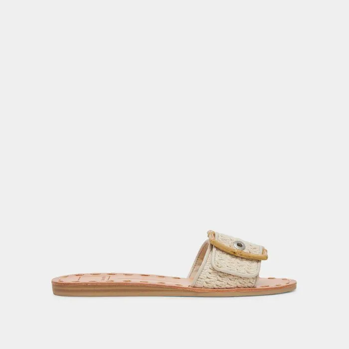 Sandals Shop Dolce Vita Dasa Wide Sandals Sandstone Knit Sandstone Knit