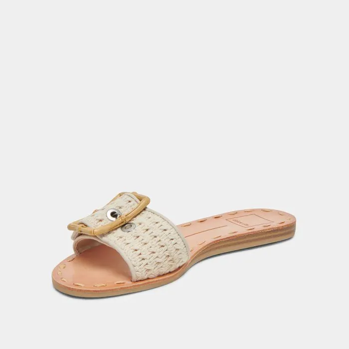 Sandals Shop Dolce Vita Dasa Wide Sandals Sandstone Knit Sandstone Knit
