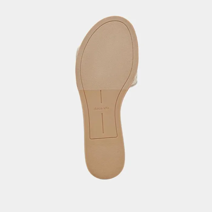 Sandals Shop Dolce Vita Dasa Wide Sandals Sandstone Knit Sandstone Knit