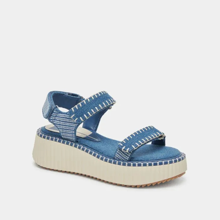 Sandals Shop Dolce Vita Debra Sandals Blue Denim Blue Denim
