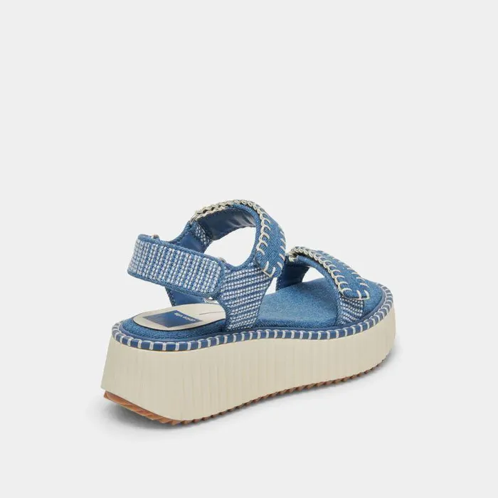 Sandals Shop Dolce Vita Debra Sandals Blue Denim Blue Denim