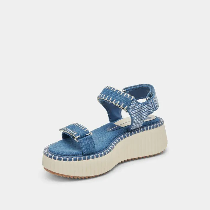 Sandals Shop Dolce Vita Debra Sandals Blue Denim Blue Denim