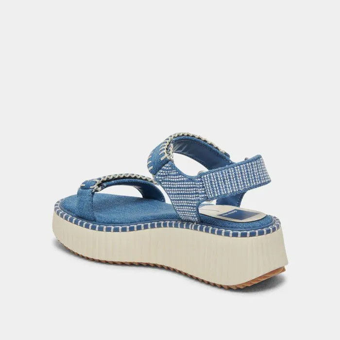Sandals Shop Dolce Vita Debra Sandals Blue Denim Blue Denim