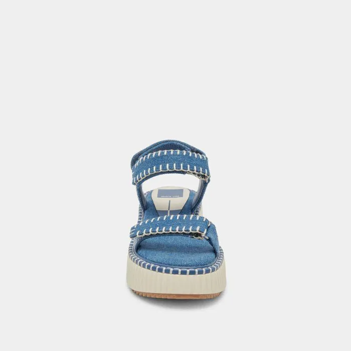 Sandals Shop Dolce Vita Debra Sandals Blue Denim Blue Denim