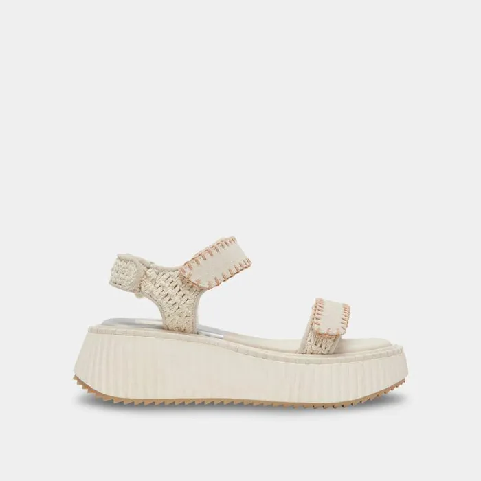 Sandals Shop Dolce Vita Debra Sandals Ivory Suede Ivory Suede
