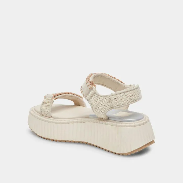 Sandals Shop Dolce Vita Debra Sandals Ivory Suede Ivory Suede
