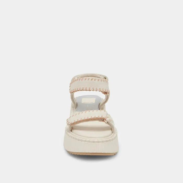 Sandals Shop Dolce Vita Debra Sandals Ivory Suede Ivory Suede