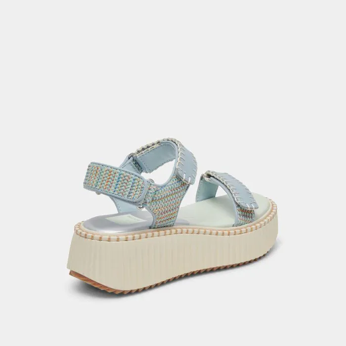 Sandals Shop Dolce Vita Debra Sandals Light Blue Knit Light Blue Knit