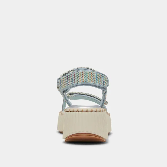 Sandals Shop Dolce Vita Debra Sandals Light Blue Knit Light Blue Knit
