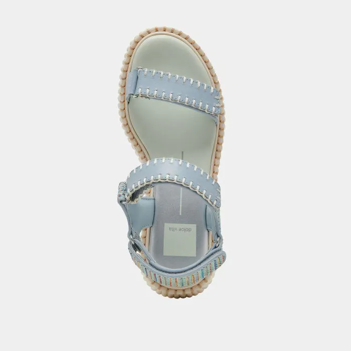 Sandals Shop Dolce Vita Debra Sandals Light Blue Knit Light Blue Knit