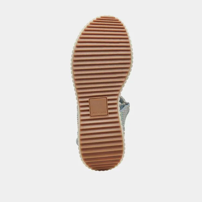 Sandals Shop Dolce Vita Debra Sandals Light Blue Knit Light Blue Knit