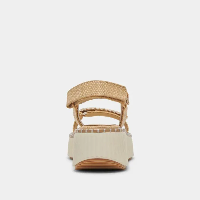 Sandals Shop Dolce Vita Debra Sandals Lt Natural Raffia Lt Natural Raffia