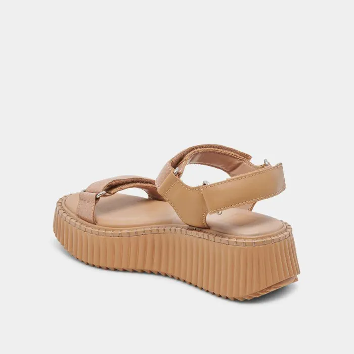 Sandals Shop Dolce Vita Debra Sandals Toffee Embossed Leather Toffee Embossed Leather