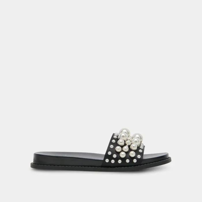 Sandals Shop Dolce Vita Gabbi Pearl Sandals Black Pearls Black Pearls