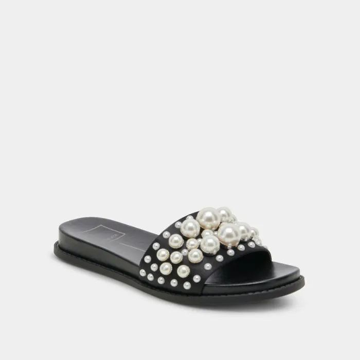 Sandals Shop Dolce Vita Gabbi Pearl Sandals Black Pearls Black Pearls