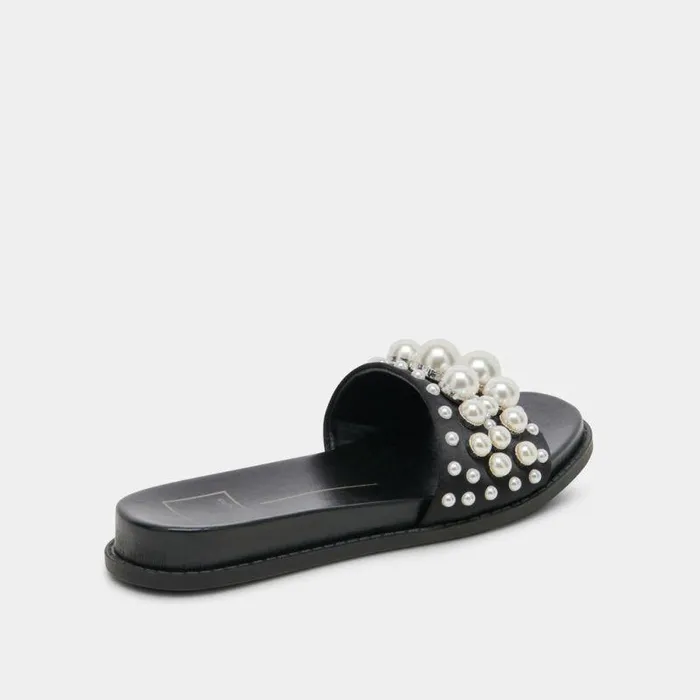 Sandals Shop Dolce Vita Gabbi Pearl Sandals Black Pearls Black Pearls