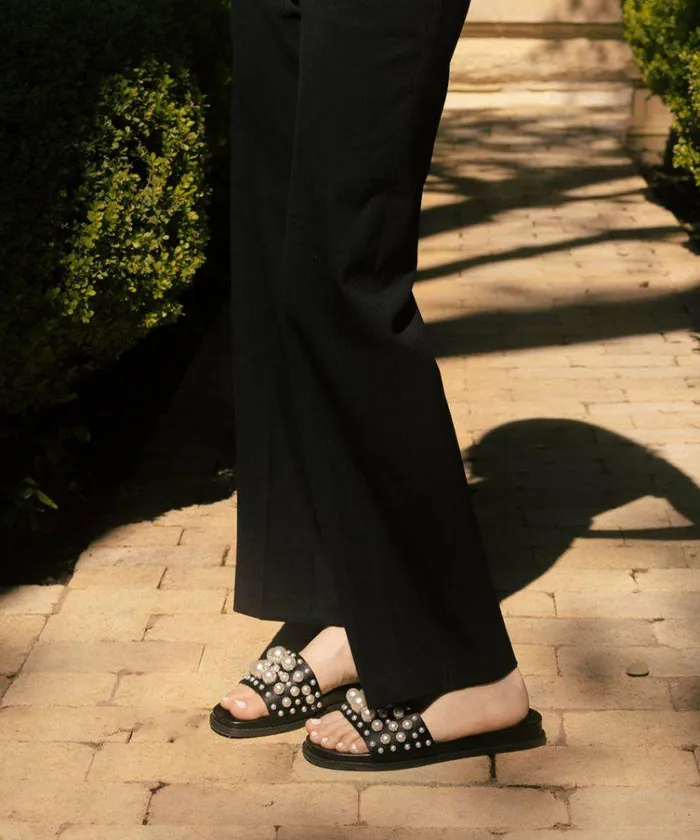 Sandals Shop Dolce Vita Gabbi Pearl Sandals Black Pearls Black Pearls