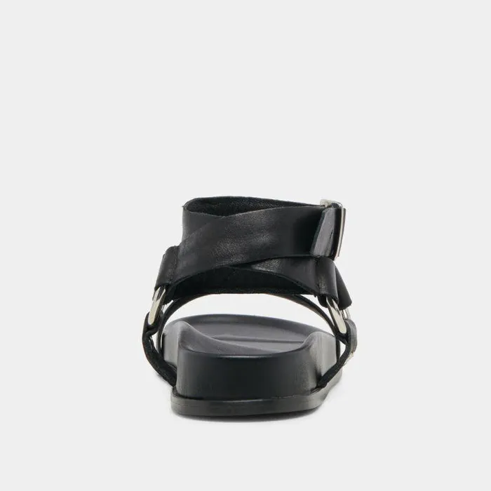 Sandals Shop Dolce Vita Gilda Sandals Black Leather Black Leather