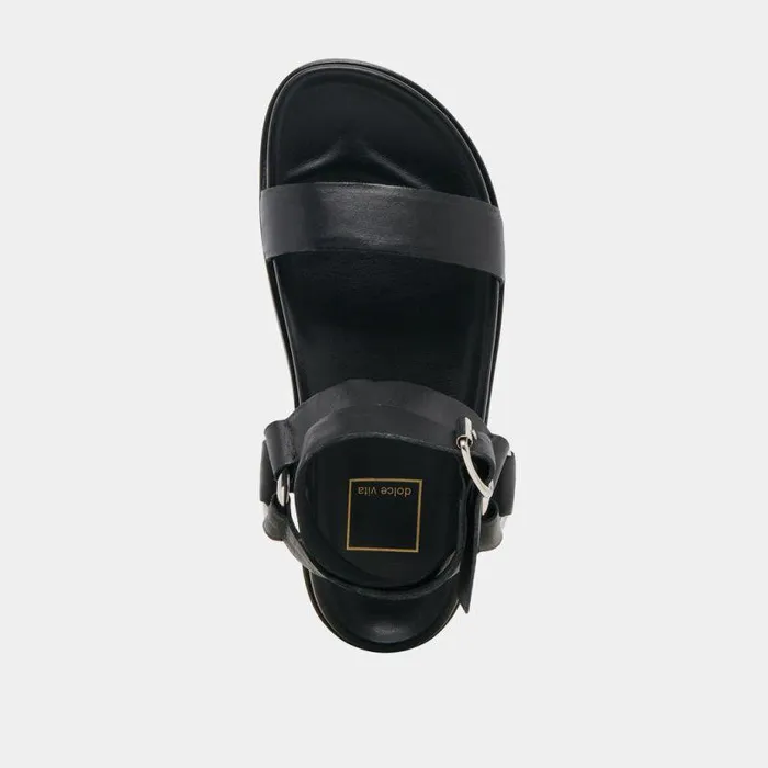 Sandals Shop Dolce Vita Gilda Sandals Black Leather Black Leather