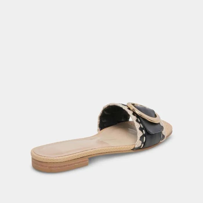Sandals Shop Dolce Vita Grecia Sandals Black Leather Black Leather