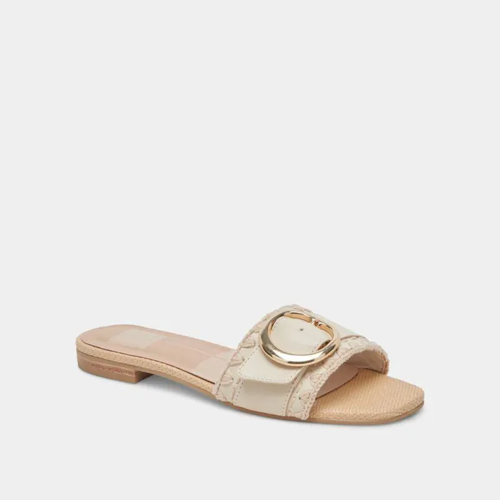 Sandals Shop Dolce Vita Grecia Sandals Ivory Leather Ivory