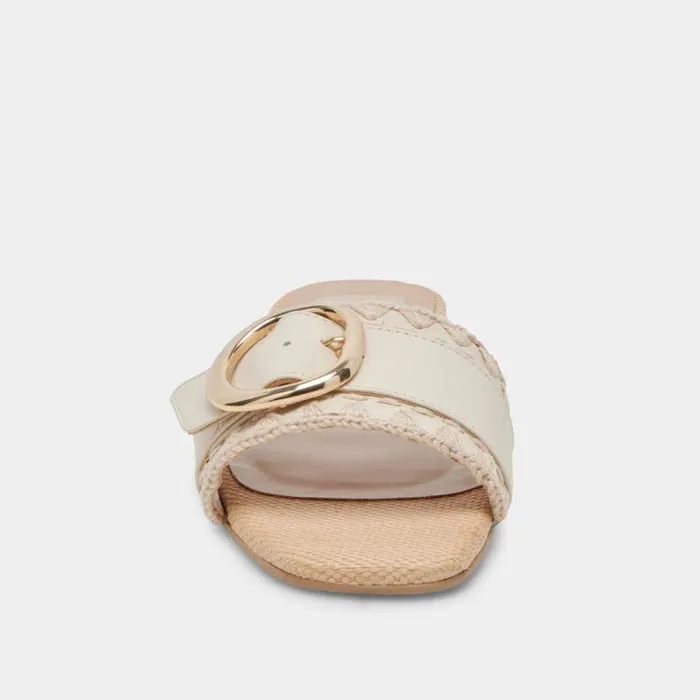 Sandals Shop Dolce Vita Grecia Sandals Ivory Leather Ivory