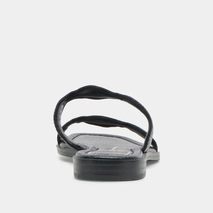 Sandals Shop Dolce Vita Ilva Sandals Onyx Embossed Leather Onyx Embossed Leather
