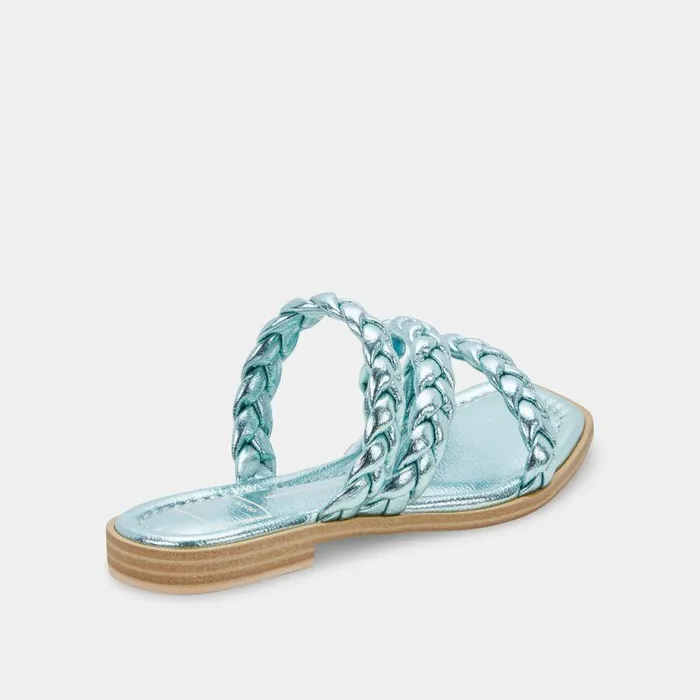 Sandals Shop Dolce Vita Iman Sandals Blue Metallic Stella Blue Metallic Stella