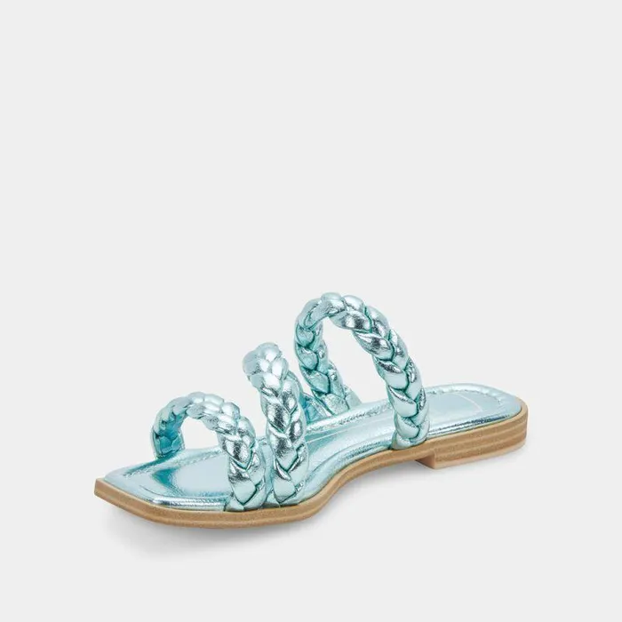 Sandals Shop Dolce Vita Iman Sandals Blue Metallic Stella Blue Metallic Stella